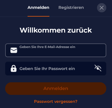 Registrierung bei Nine Casino