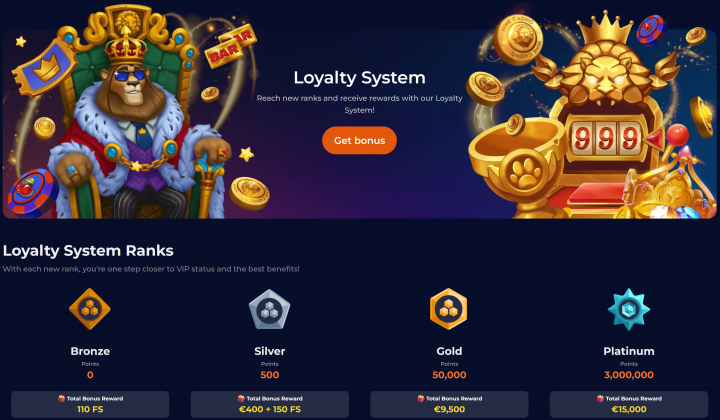 NineCasino VIP Programm